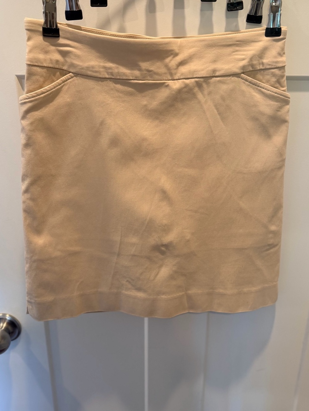 Coral Bay Small Khaki Skort Pull On Stretch Skirt Skort Beige Travel
